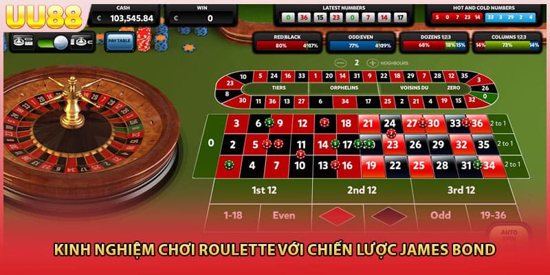 Kinh nghiệm chơi Roulette với chiến lược James Bond